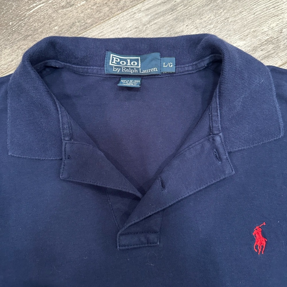 Men’s navy blue Polo Ralph Lauren shirt